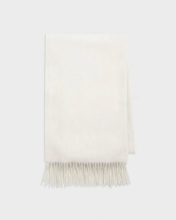 Women Theory Hats Gloves Scarves Classic Scarf In Cashmere Ivory
