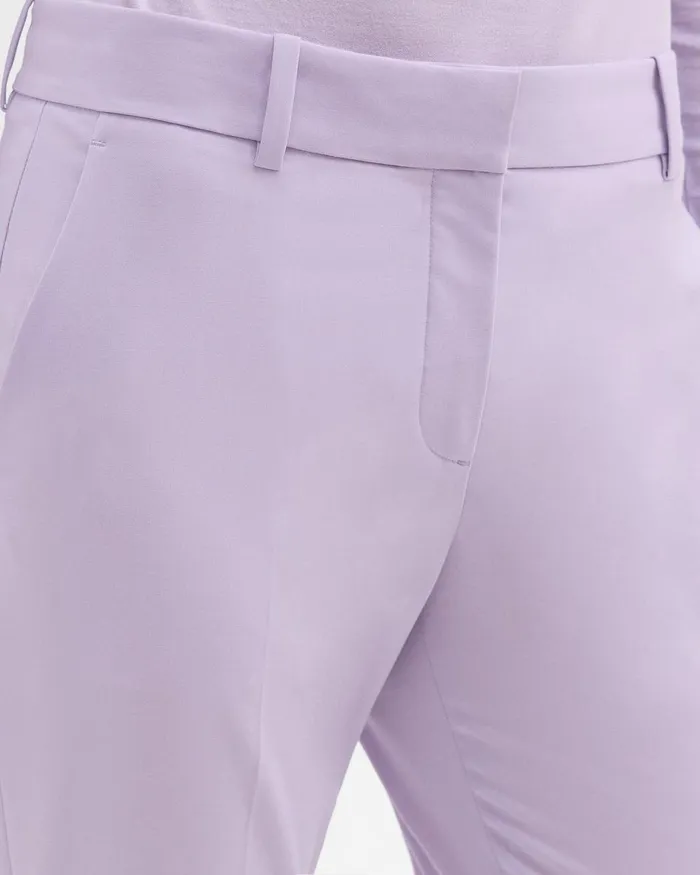 Women Theory Pants Treeca Pant In Good Wool Lilac Sky
