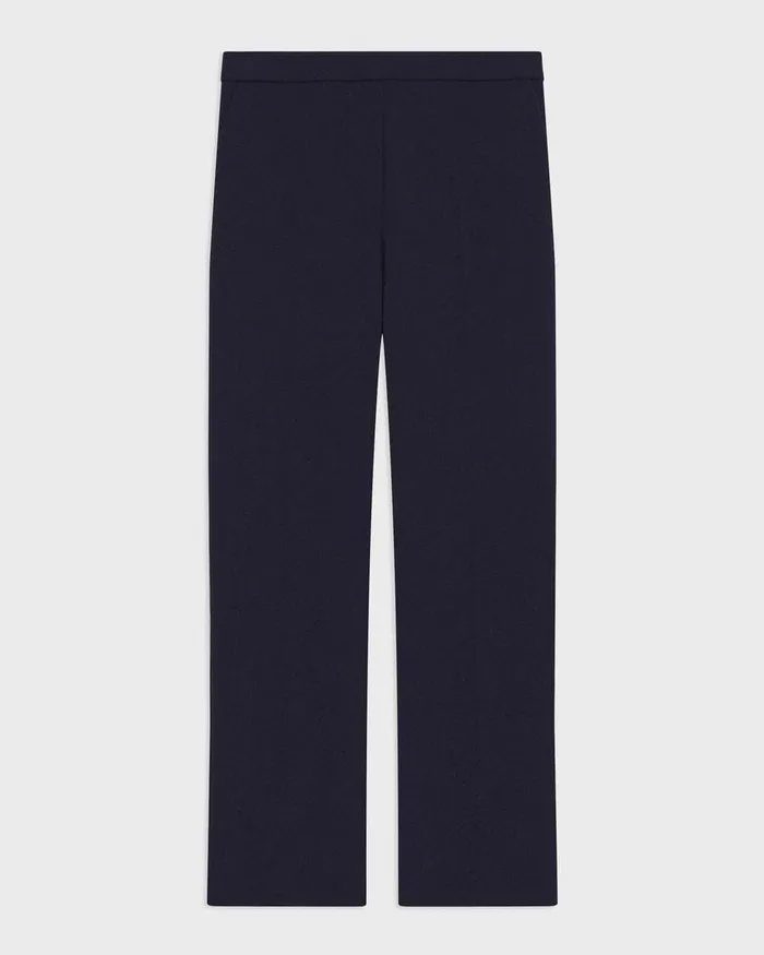 Women Theory Pants Treeca PullOn Pant In Admiral Crepe Nocturne Navy