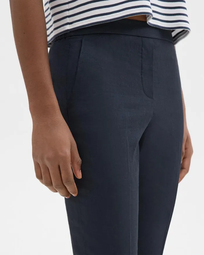 Women Theory Pants Treeca PullOn Pant In Good Linen Concord