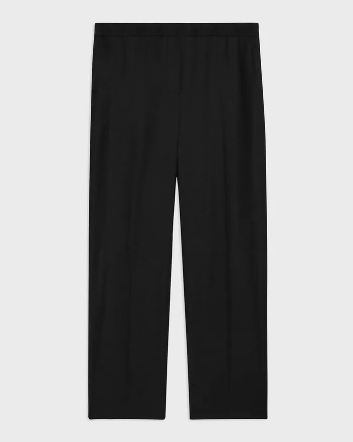 Women Theory Pants Treeca PullOn Pant In Sleek Flannel Black