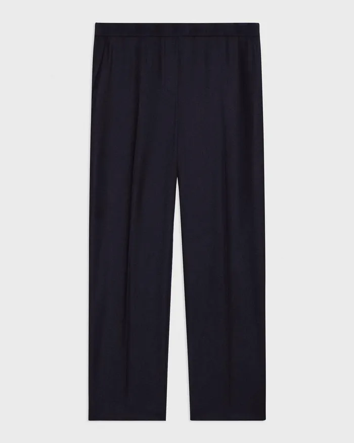 Women Theory Pants Treeca PullOn Pant In Sleek Flannel Navy