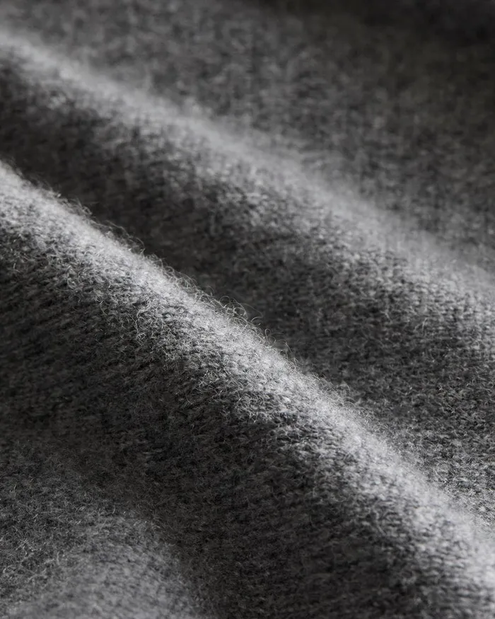 Women Theory Sweaters Cardigans Cropped Sweater In Cashmere Light Charcoal