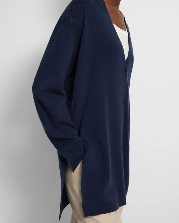 Women Theory Sweaters Cardigans Long Cardigan In Cashmere Marina