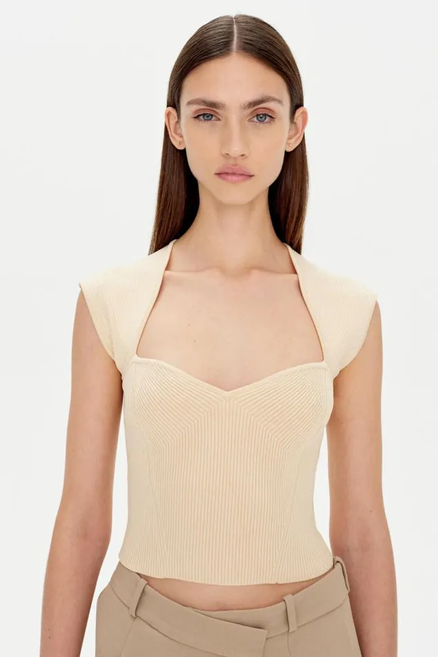Women Tops and Bodysuits Jonathan Simkhai Abia Tee Women Tops and Bodysuits Jonathan Simkhai Abia Tee