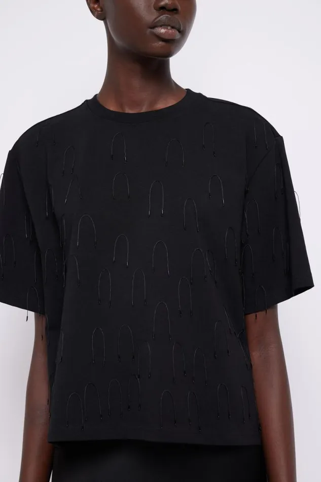Women Tops and Bodysuits Jonathan Simkhai Amaru Tee Women Tops and Bodysuits Jonathan Simkhai Amaru Tee