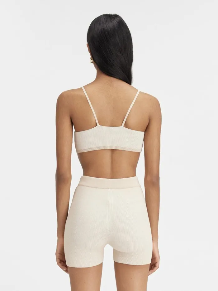 Women Tops and Shirts JACQUEMUS The Pral Bra Light Beige