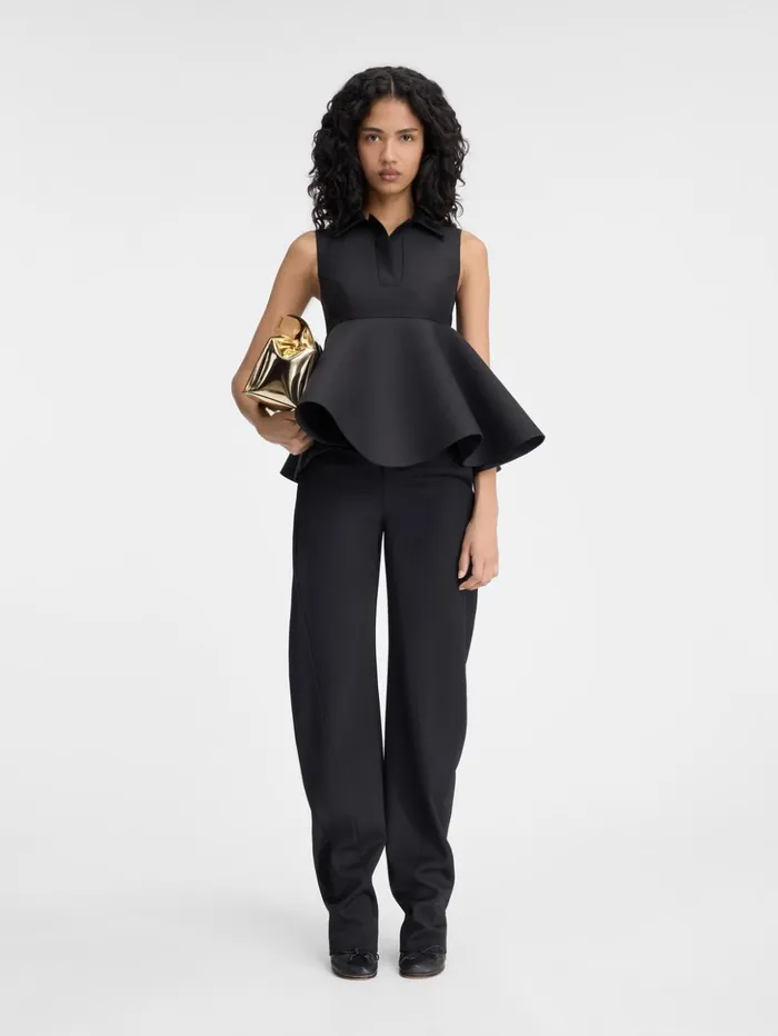 Women Tops and Shirts JACQUEMUS The Spalla Top Black