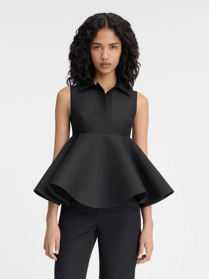 Women Tops and Shirts JACQUEMUS The Spalla Top Black