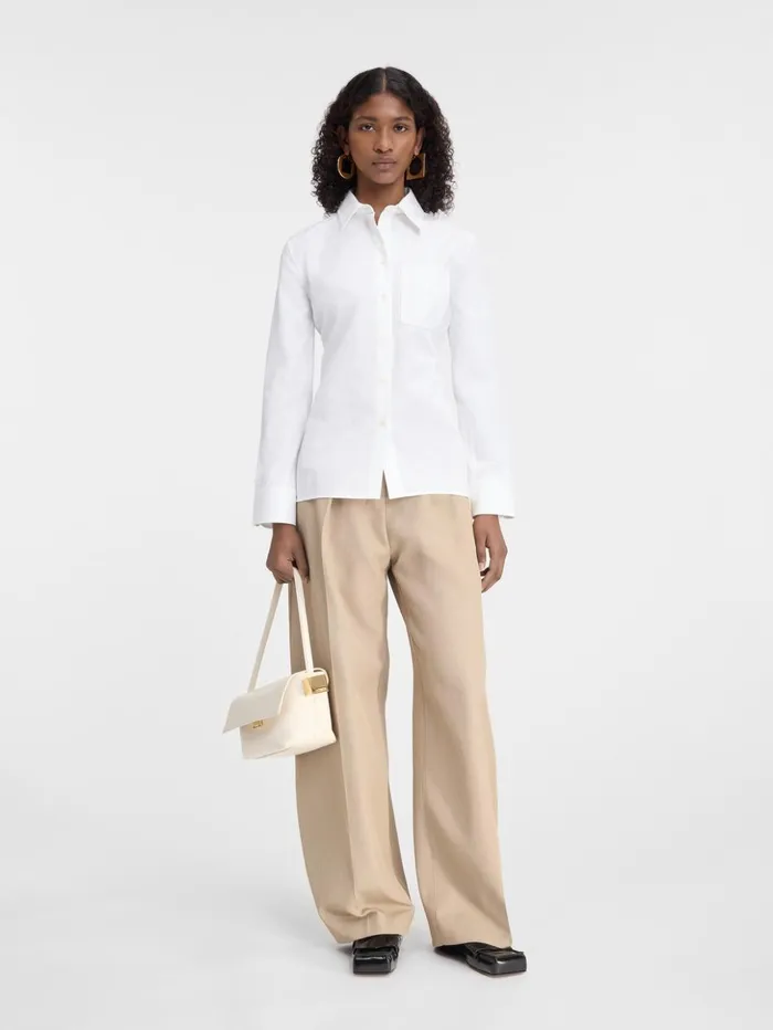 Women Tops and Shirts JACQUEMUS The Suit Shirt White