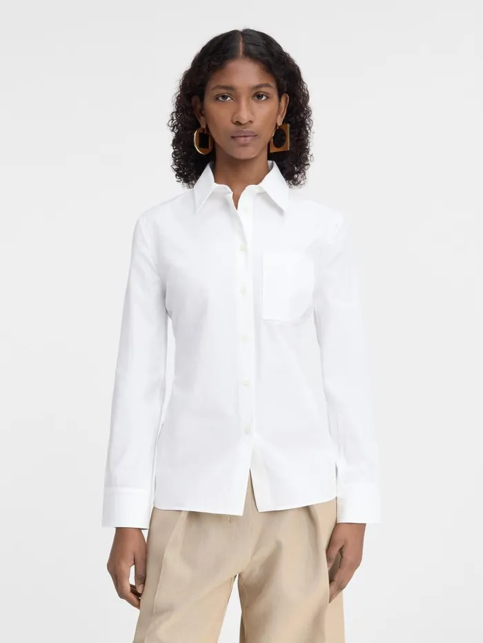 Women Tops and Shirts JACQUEMUS The Suit Shirt White Women Tops and Shirts JACQUEMUS The Suit Shirt White