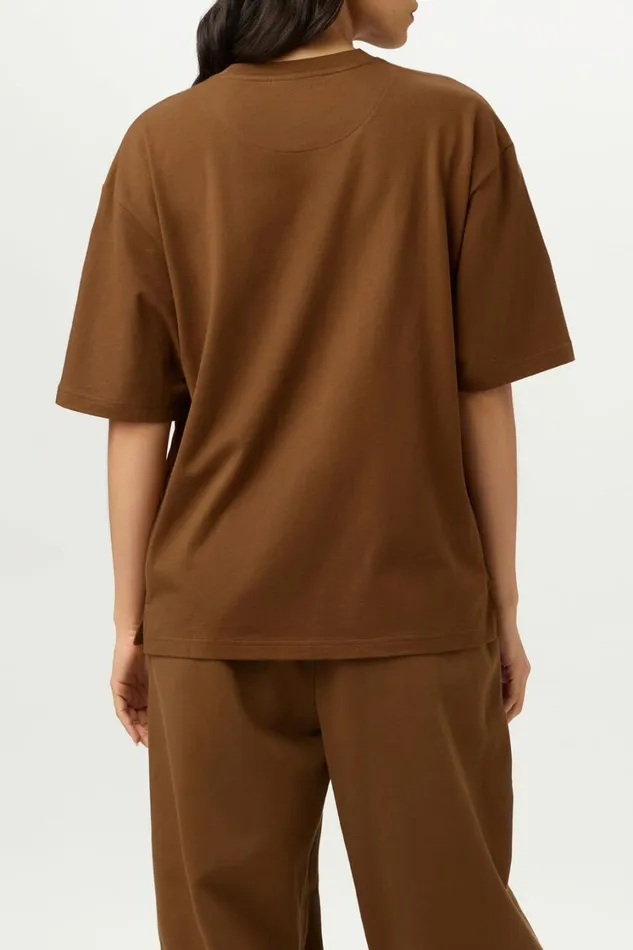 Women Tops and TShirts Fila Apex Relaxed Box Tee 200 Emperador Women Tops and TShirts Fila Apex Relaxed Box Tee 200 Emperador