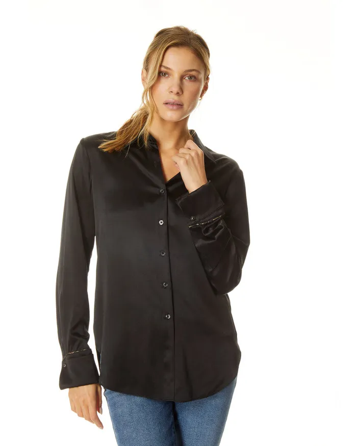 Women Tops Robert Graham GABRIELA SHIRT Black