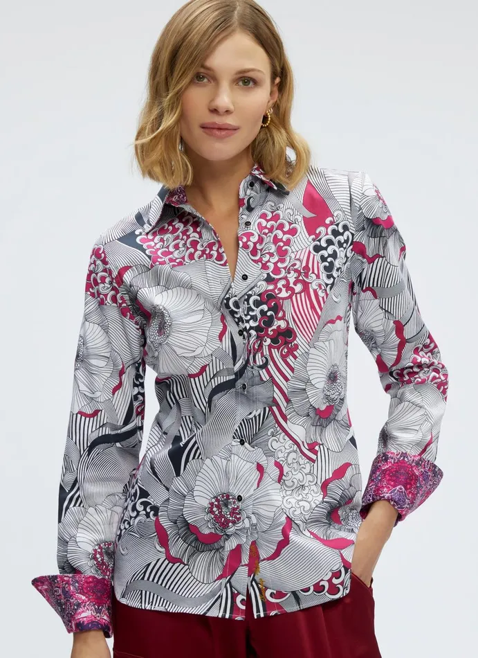 Women Tops Robert Graham PRISCILLA SHIRT Multi