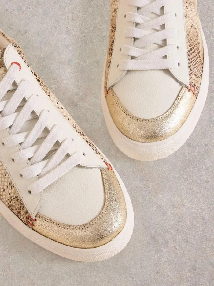 Women Tori Leather Trainer Natural Multi White Stuff Shoes Women Tori Leather Trainer Natural Multi White Stuff Shoes