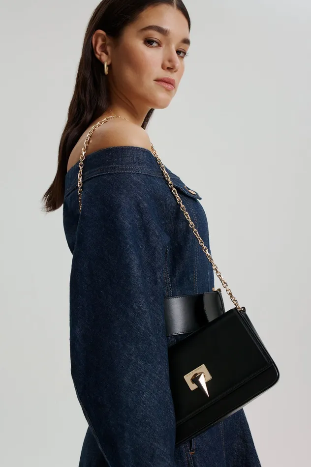 Women TRIANGLE SLIM BAG BLACK Bags Scanlan Theodore