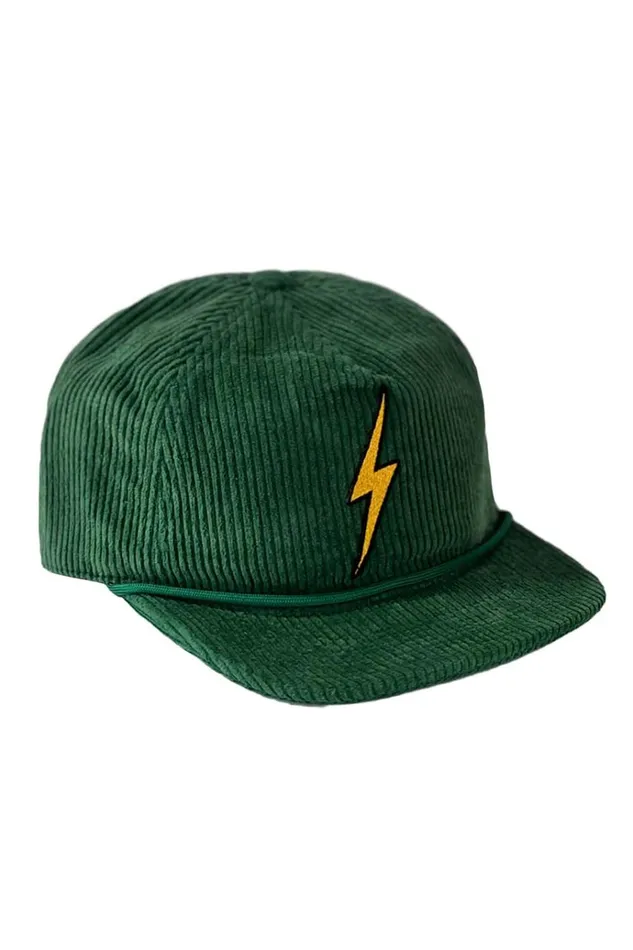 Women Trucker Hats Aviator Nation BOLT VINTAGE CORDUROY TRUCKER HAT