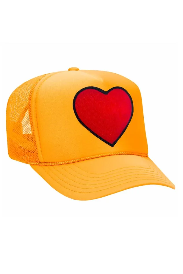Women Trucker Hats Aviator Nation HEART 8211 VINTAGE LOW RISE TRUCKER Women Trucker Hats Aviator Nation HEART 8211 VINTAGE LOW RISE TRUCKER