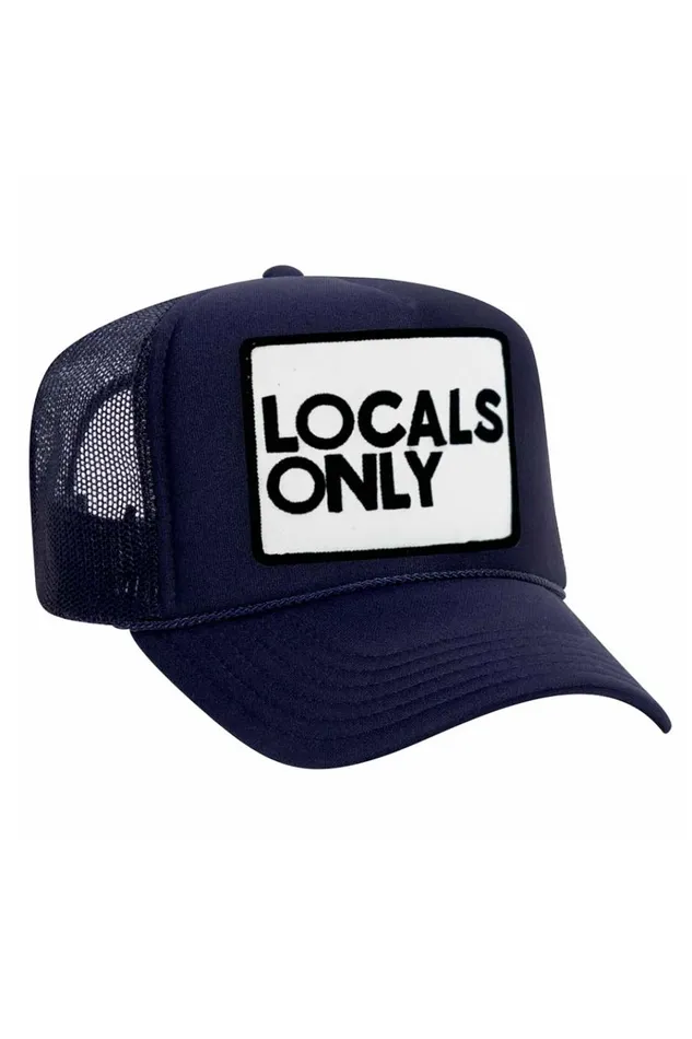 Women Trucker Hats Aviator Nation LOCALS ONLY VINTAGE TRUCKER HAT Women Trucker Hats Aviator Nation LOCALS ONLY VINTAGE TRUCKER HAT