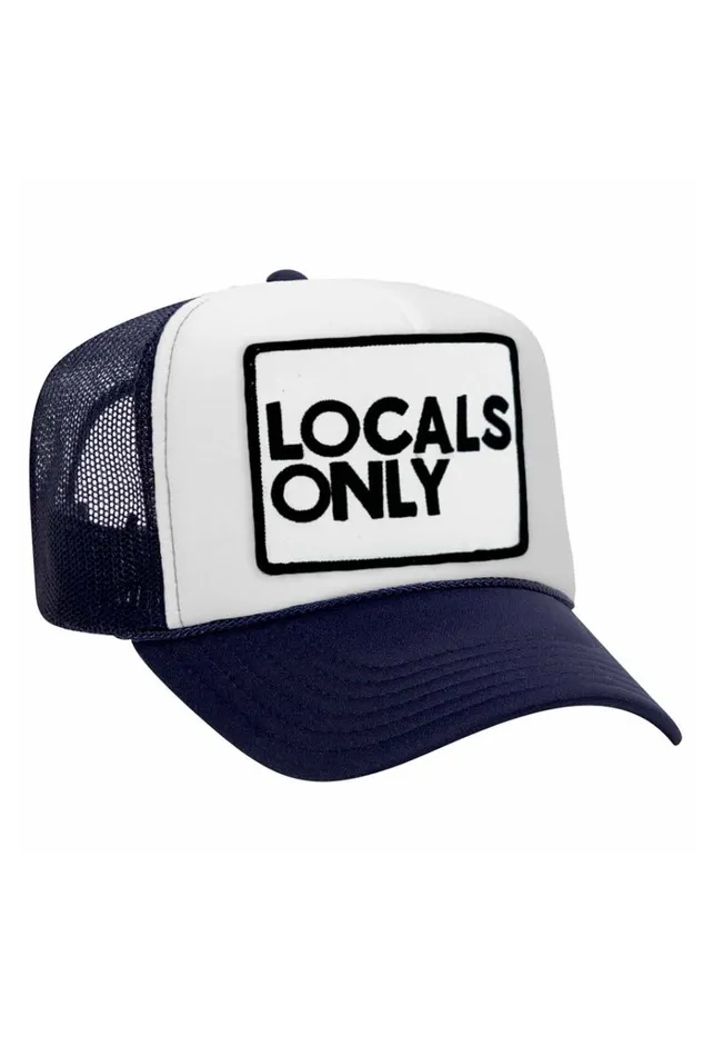 Women Trucker Hats Aviator Nation LOCALS ONLY VINTAGE TRUCKER HAT Women Trucker Hats Aviator Nation LOCALS ONLY VINTAGE TRUCKER HAT