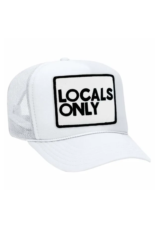 Women Trucker Hats Aviator Nation LOCALS ONLY VINTAGE TRUCKER HAT Women Trucker Hats Aviator Nation LOCALS ONLY VINTAGE TRUCKER HAT