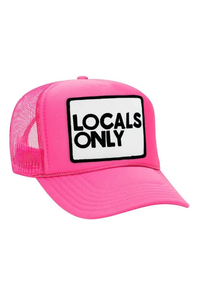 Women Trucker Hats Aviator Nation LOCALS ONLY VINTAGE TRUCKER HAT Women Trucker Hats Aviator Nation LOCALS ONLY VINTAGE TRUCKER HAT