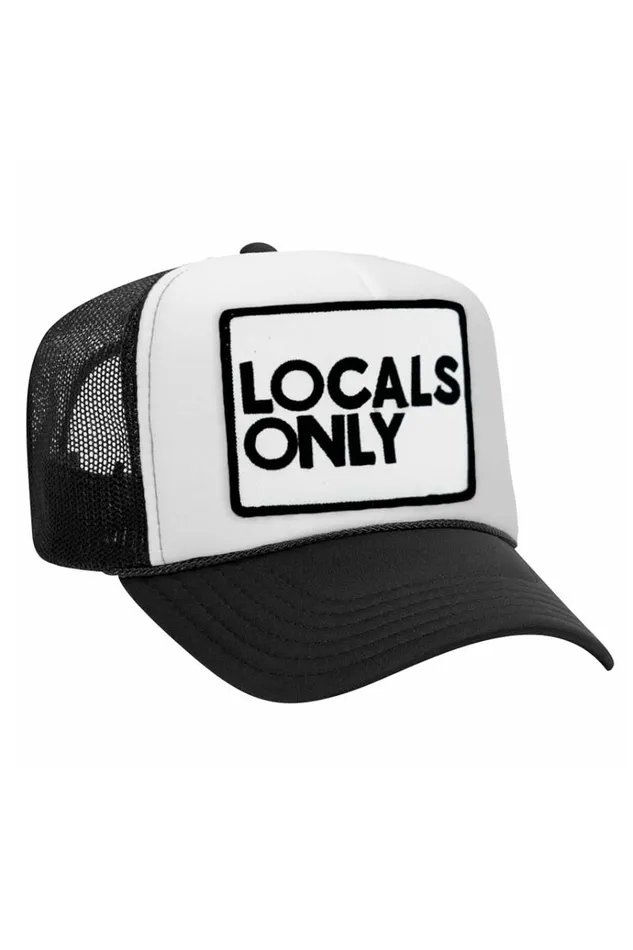 Women Trucker Hats Aviator Nation LOCALS ONLY VINTAGE TRUCKER HAT Women Trucker Hats Aviator Nation LOCALS ONLY VINTAGE TRUCKER HAT