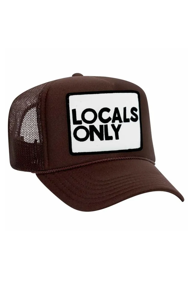 Women Trucker Hats Aviator Nation LOCALS ONLY VINTAGE TRUCKER HAT Women Trucker Hats Aviator Nation LOCALS ONLY VINTAGE TRUCKER HAT