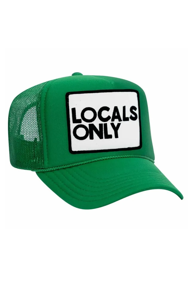 Women Trucker Hats Aviator Nation LOCALS ONLY VINTAGE TRUCKER HAT Women Trucker Hats Aviator Nation LOCALS ONLY VINTAGE TRUCKER HAT