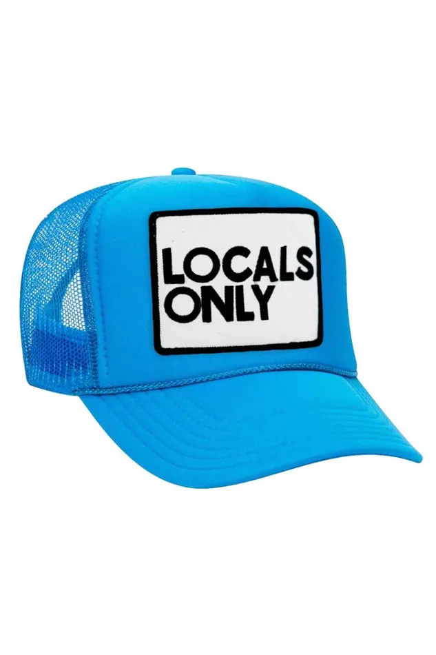 Women Trucker Hats Aviator Nation LOCALS ONLY VINTAGE TRUCKER HAT Women Trucker Hats Aviator Nation LOCALS ONLY VINTAGE TRUCKER HAT