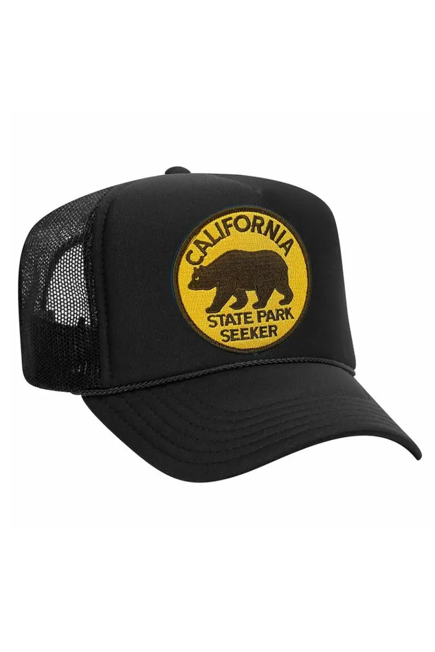 Women Trucker Hats Aviator Nation STATE PARK SEEKER VINTAGE TRUCKER HAT Women Trucker Hats Aviator Nation STATE PARK SEEKER VINTAGE TRUCKER HAT