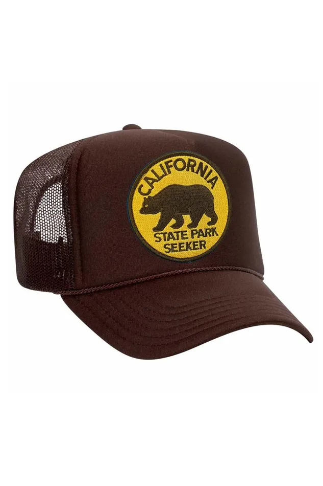Women Trucker Hats Aviator Nation STATE PARK SEEKER VINTAGE TRUCKER HAT Women Trucker Hats Aviator Nation STATE PARK SEEKER VINTAGE TRUCKER HAT