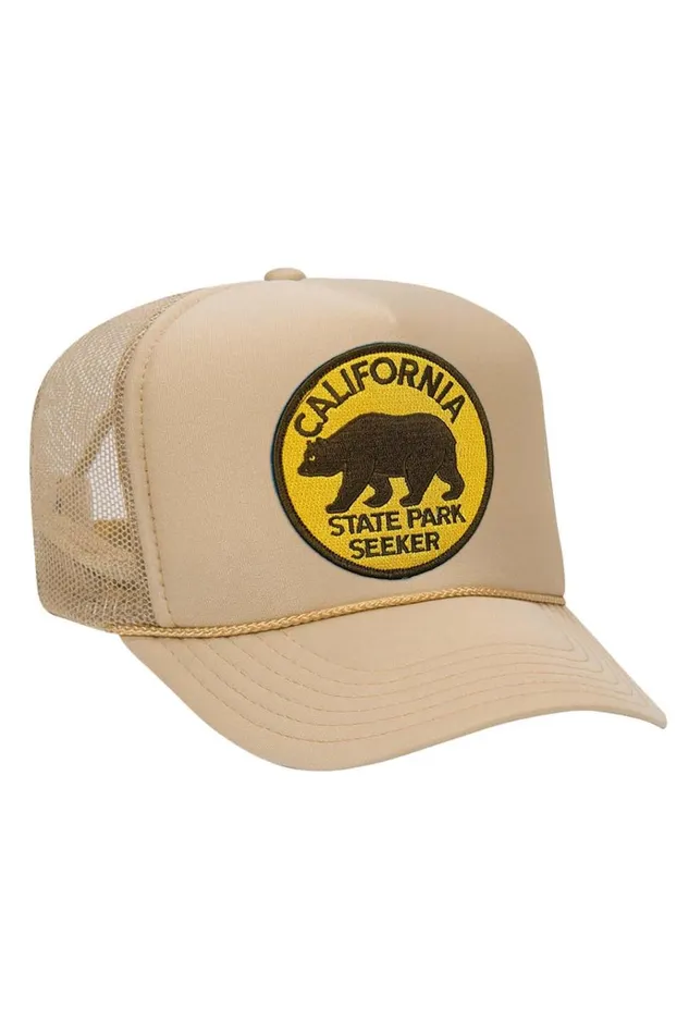 Women Trucker Hats Aviator Nation STATE PARK SEEKER VINTAGE TRUCKER HAT Women Trucker Hats Aviator Nation STATE PARK SEEKER VINTAGE TRUCKER HAT