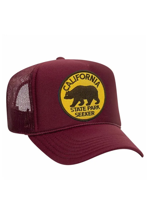 Women Trucker Hats Aviator Nation STATE PARK SEEKER VINTAGE TRUCKER HAT Women Trucker Hats Aviator Nation STATE PARK SEEKER VINTAGE TRUCKER HAT