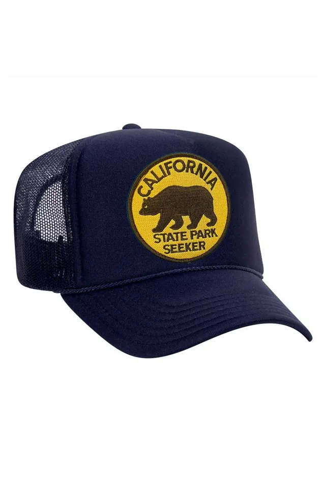 Women Trucker Hats Aviator Nation STATE PARK SEEKER VINTAGE TRUCKER HAT Women Trucker Hats Aviator Nation STATE PARK SEEKER VINTAGE TRUCKER HAT