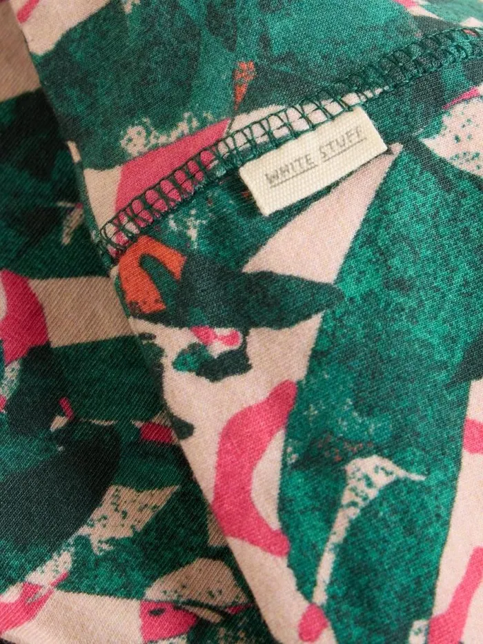 Women Womens Versatile Jersey Roll Pink Multi White Stuff Scarves