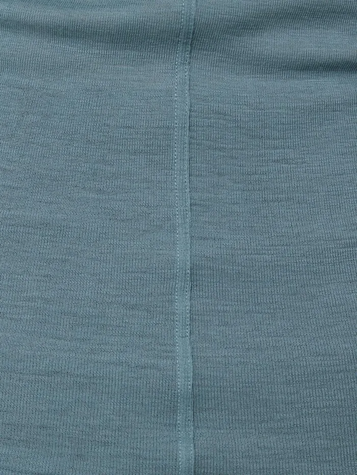 Women Wool Jersey Polo Neck Top Water Blue Jigsaw Shirts and Tops