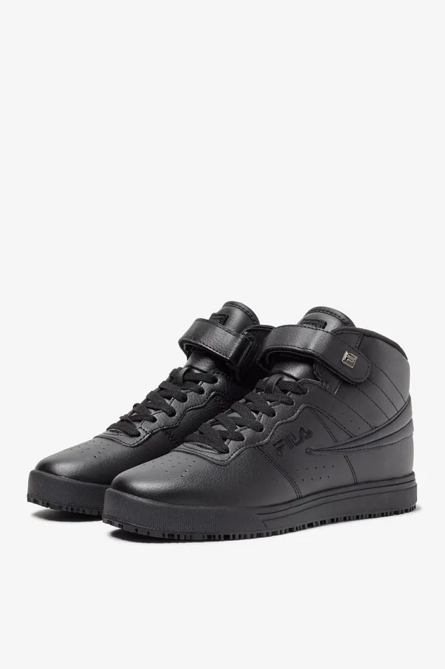 Women Work Shoes Fila Vulc 13 Slip Resistant Shoe 001 Black Black Black