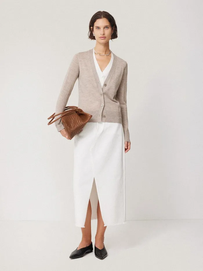 Women Woven Leather Tote Bag Tan Jigsaw Leather