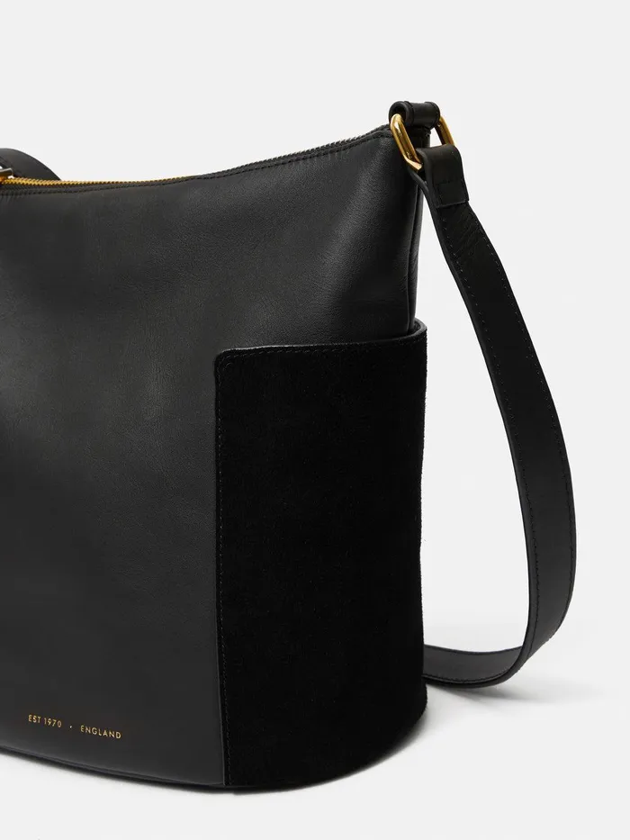 Women York Slouchy Bucket Bag Black Jigsaw Wallets and Card Holders