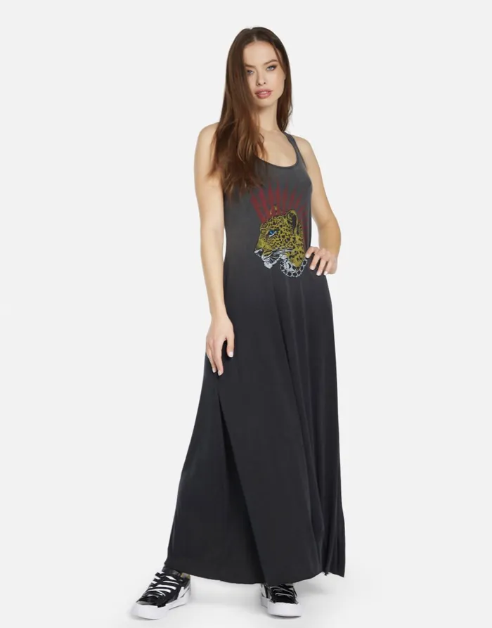 Zinnia Punk Leopard Jet Black Ombre Women039s Lauren Moshi Dresses