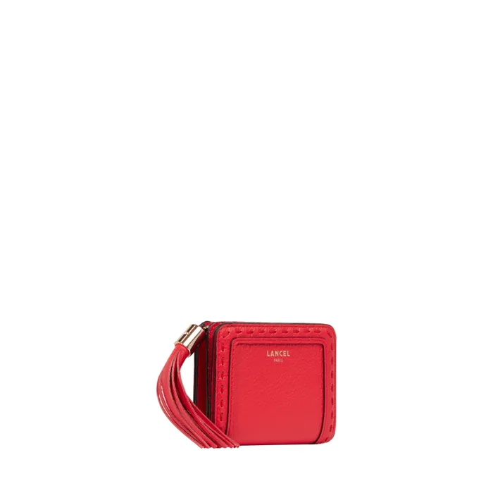 Zip Medium Compact Wallet Kiss Red Women Lancel Wallet Zip Medium Compact Wallet Kiss Red Women Lancel Wallet
