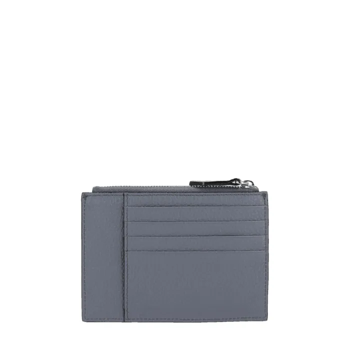 Zipped Card Holder Cement Women Lancel Purse